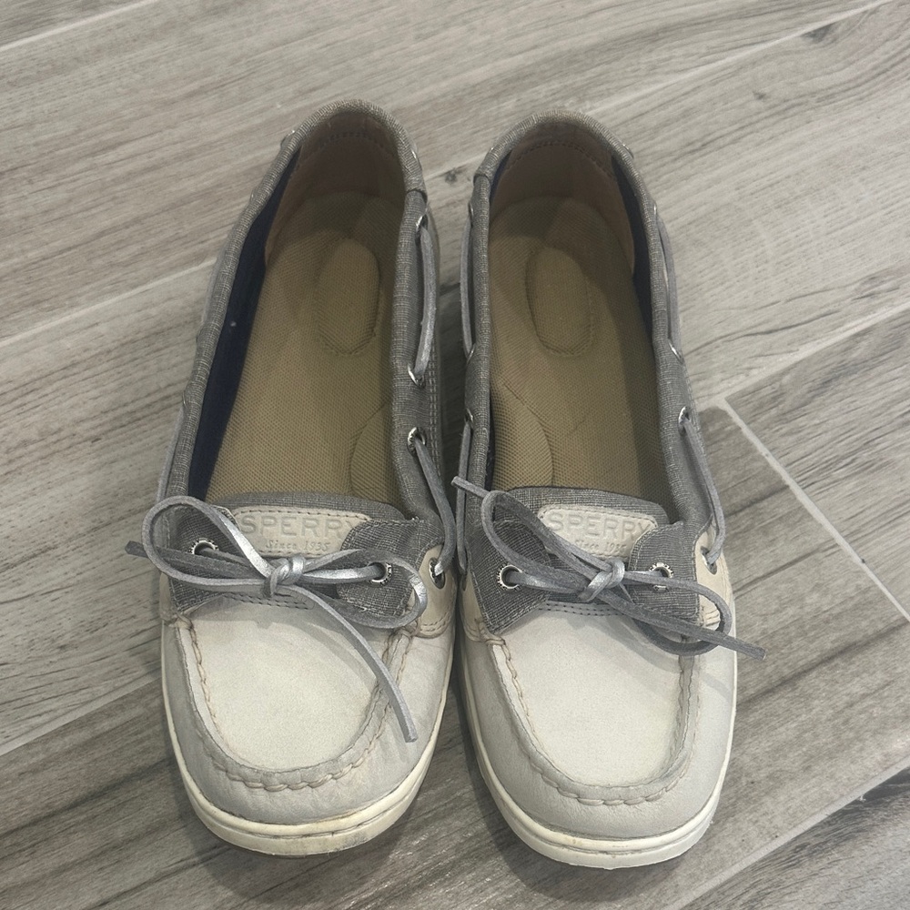 Sperry Women's Light Gray Loafers